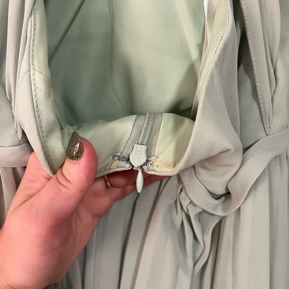 Azazie Dusty Sage A6 Bridesmaids Dress - Picture 5 of 8